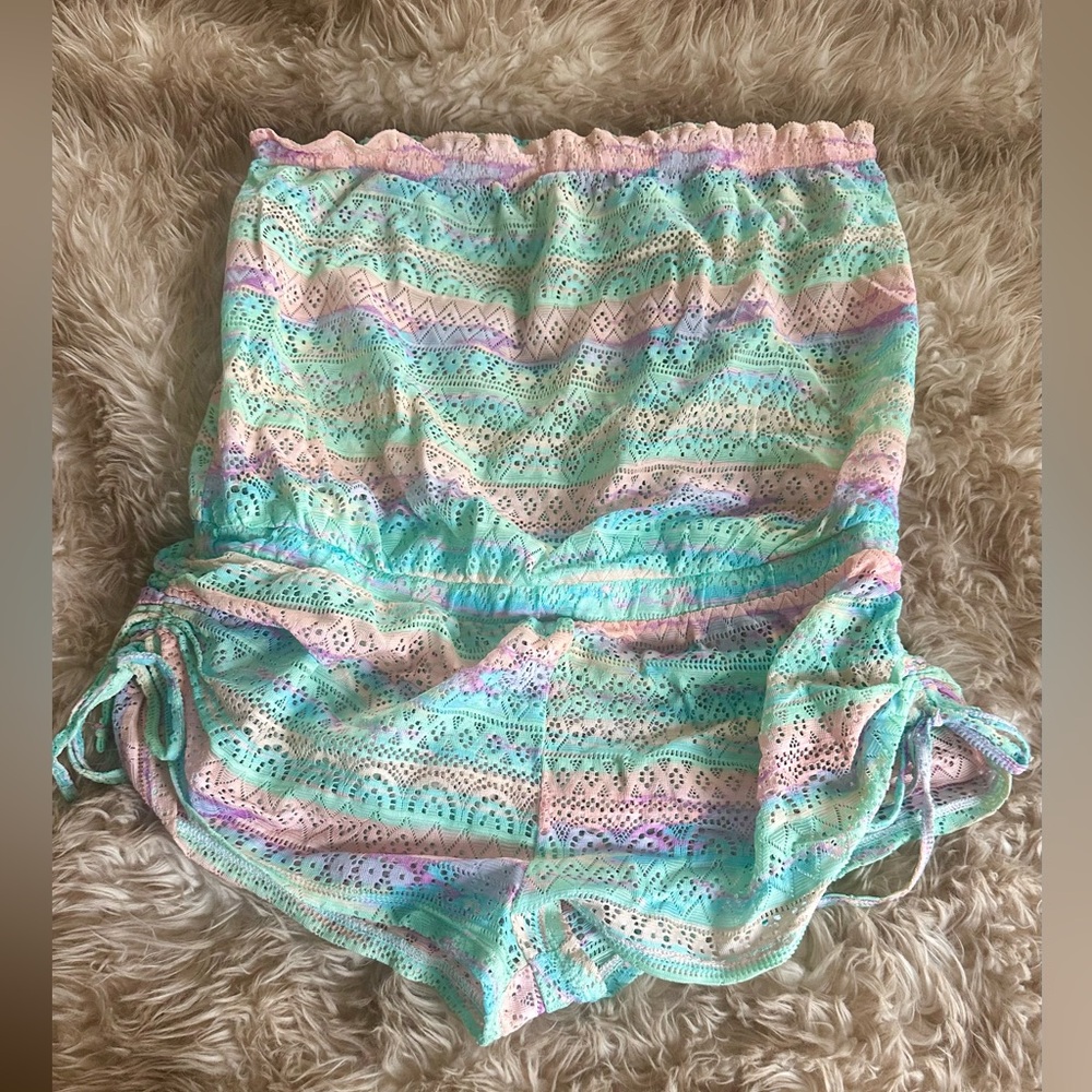 Victoria's Secret Pastel Crochet Coverup